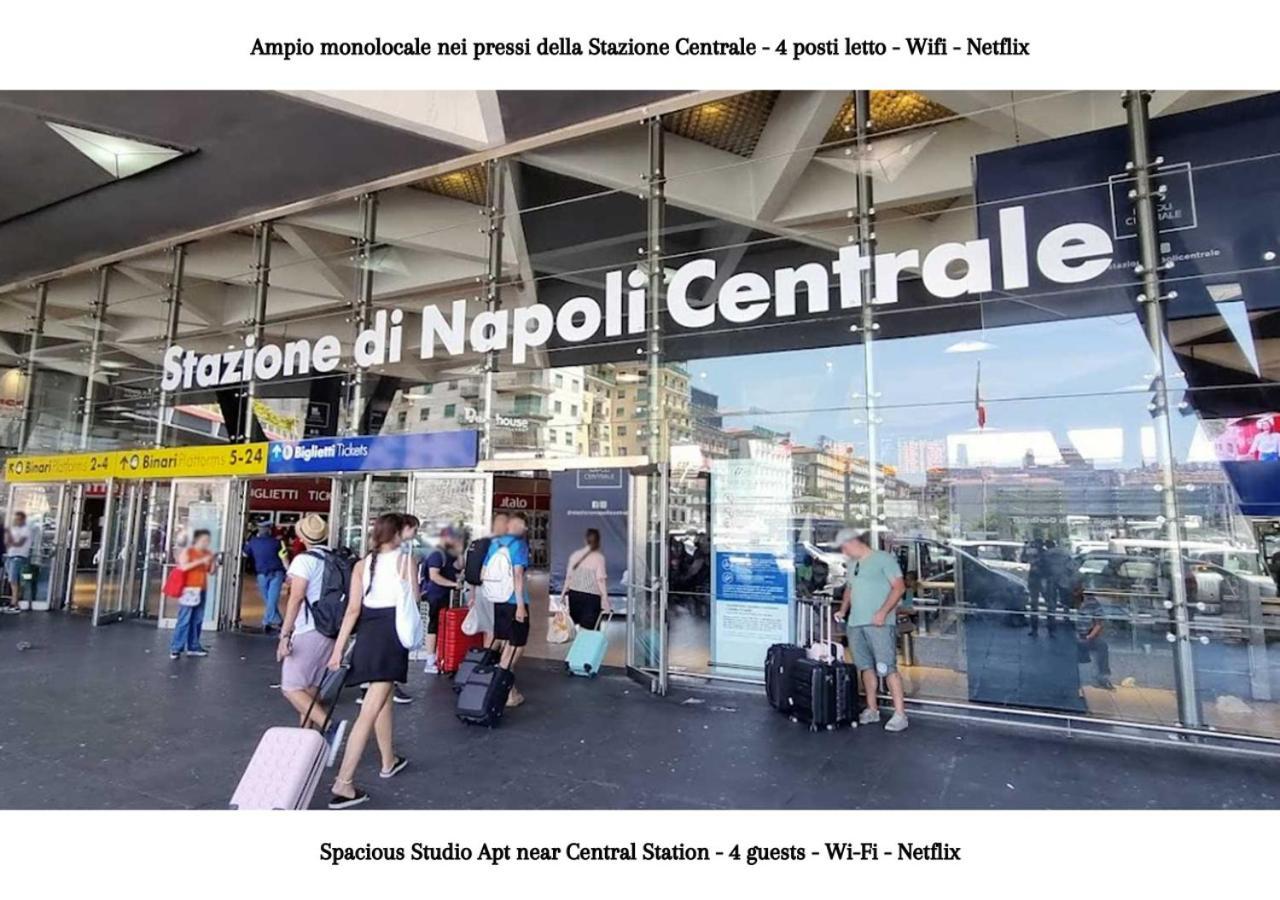 Metro Garibaldi - Loft Con Wifi E 4 Posti Letto Presso La Stazione Centrale Di Napoli المظهر الخارجي الصورة